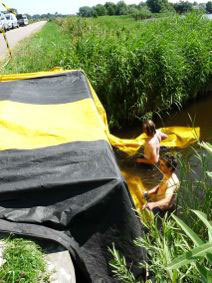 Inpakken aan de onderkant