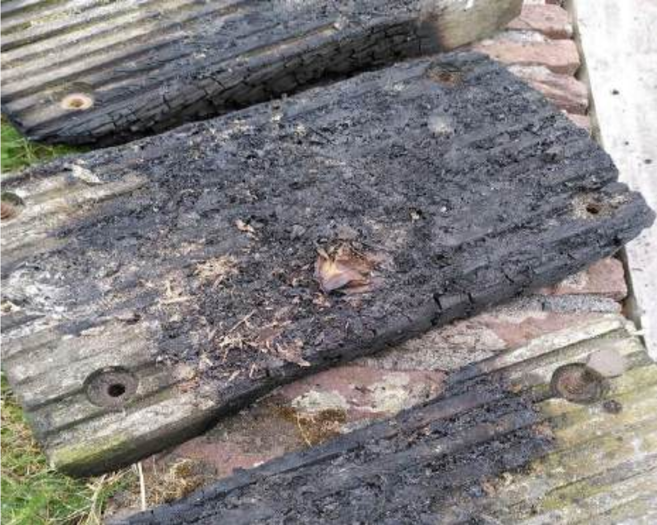 Hardhouten plankieren